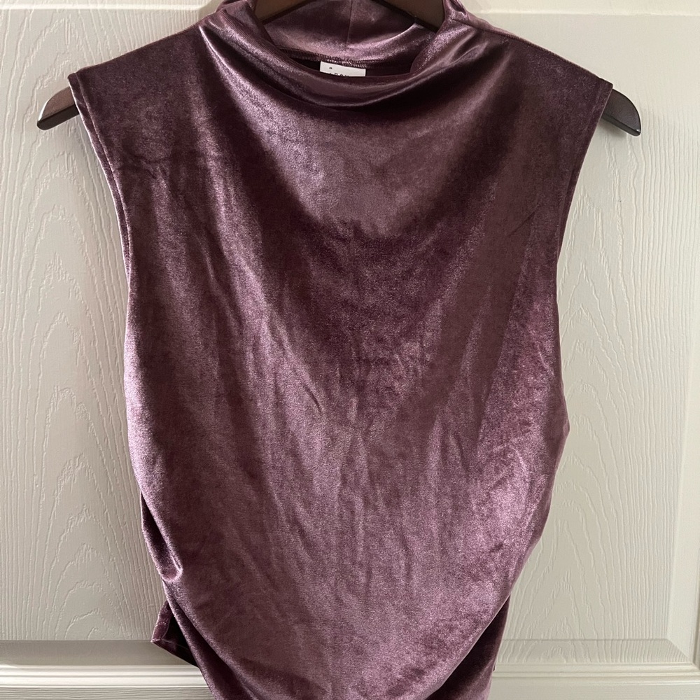 Women’s Ruched Tank Top- A New Day Pink Mauve M